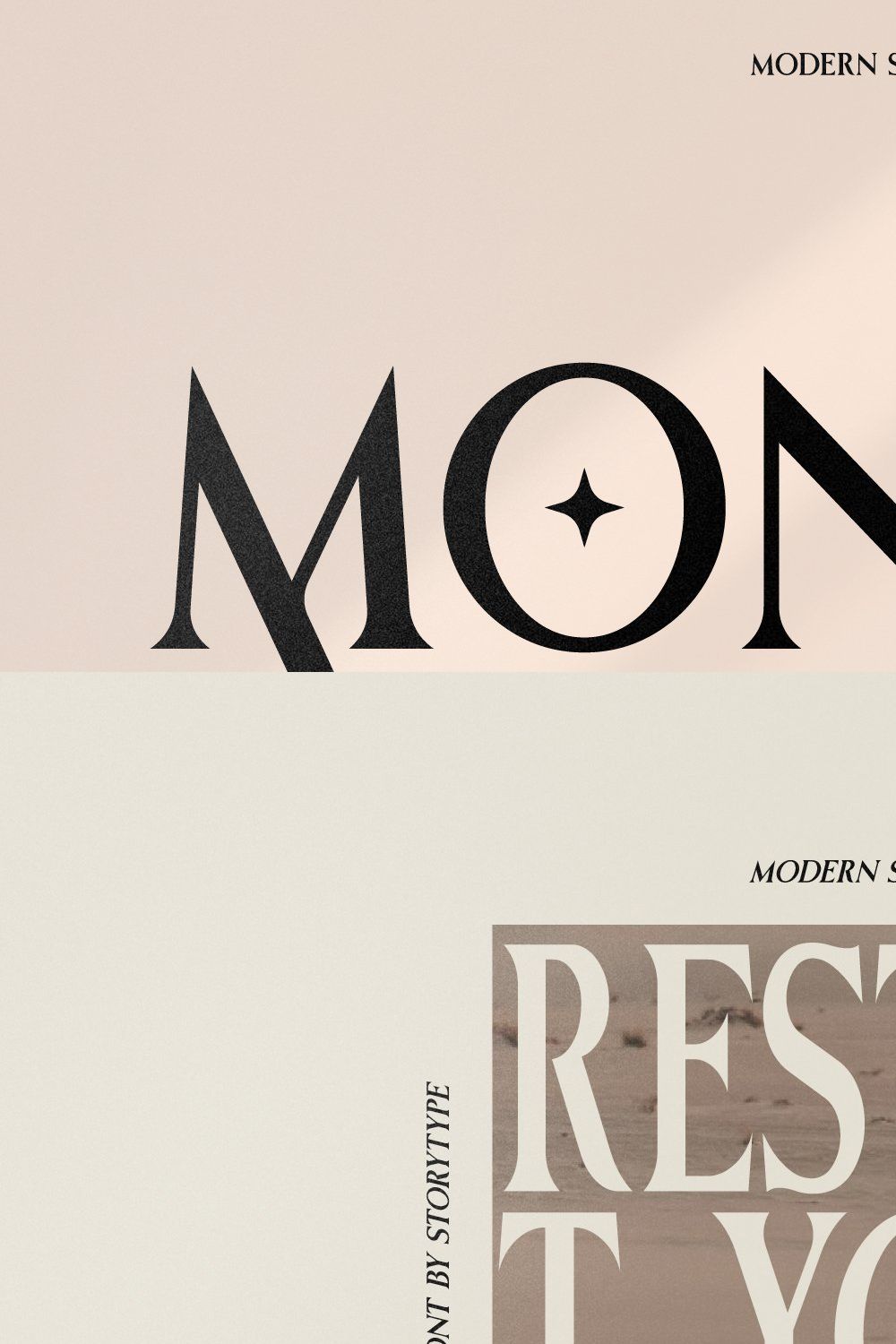 Monster Of Fantasy Modern Serif Font pinterest preview image.
