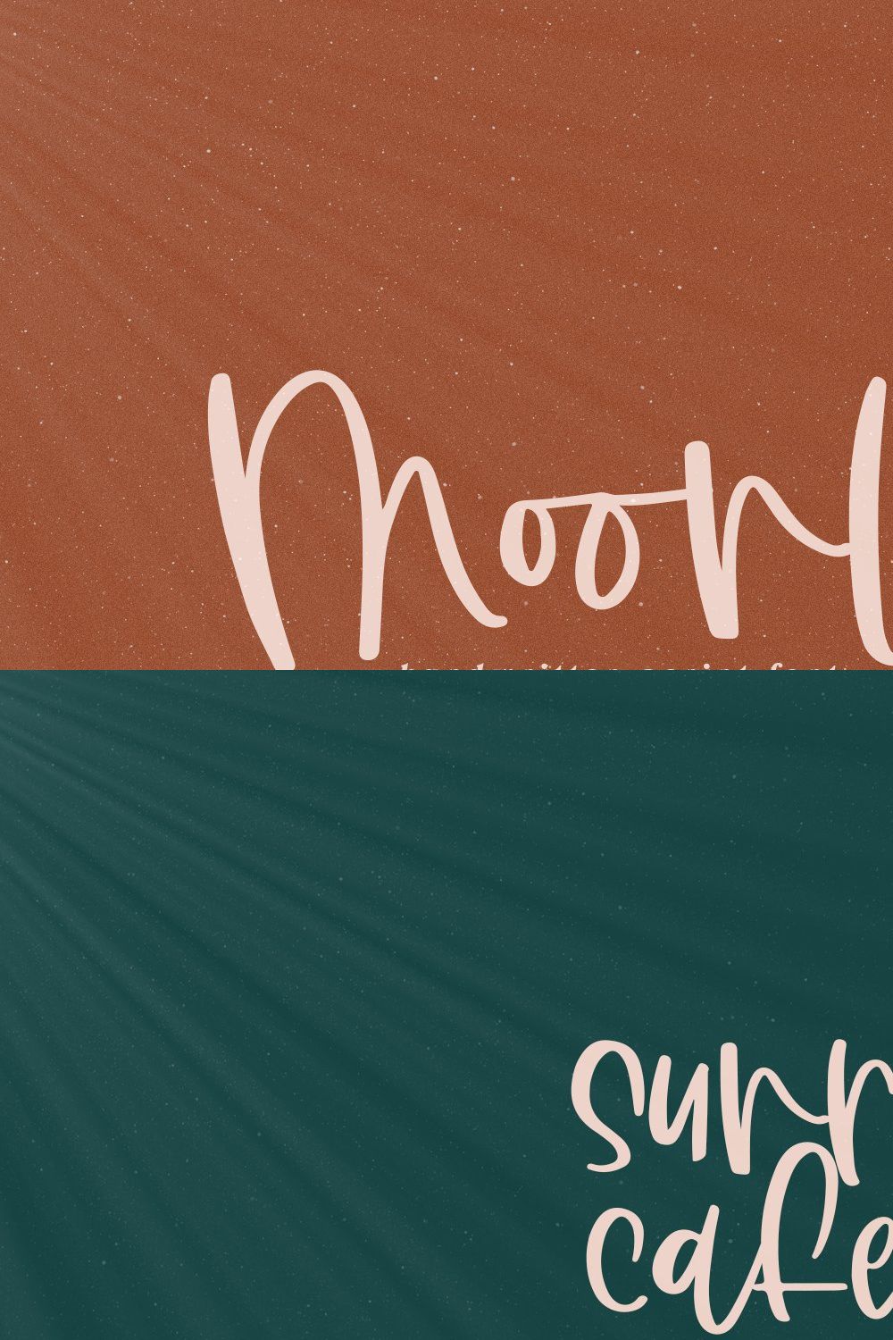 Moonlight - Handwritten Script Font pinterest preview image.