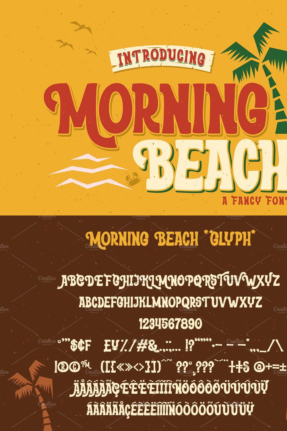 Morning Beach pinterest preview image.
