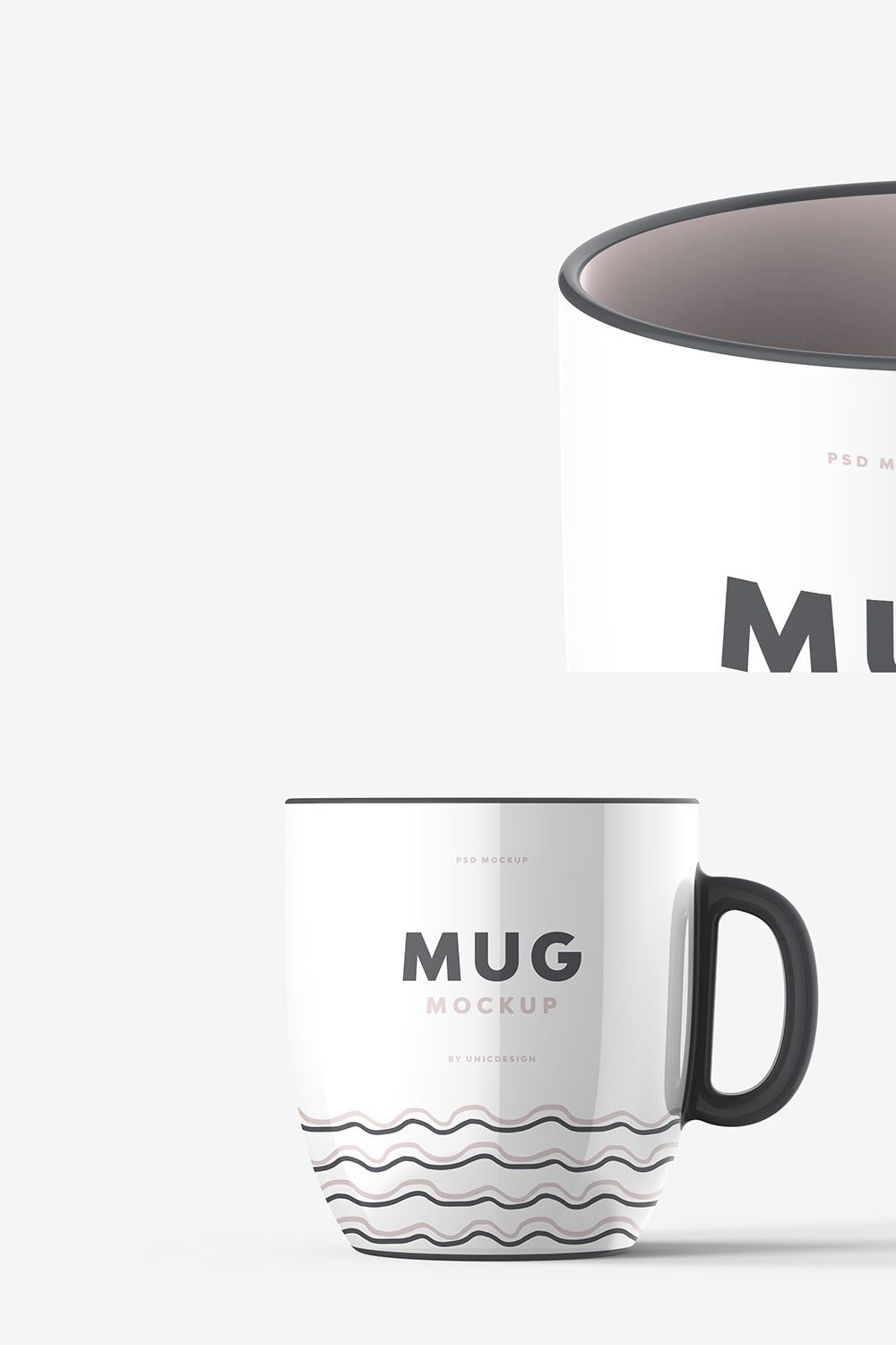 Mug Mockup pinterest preview image.