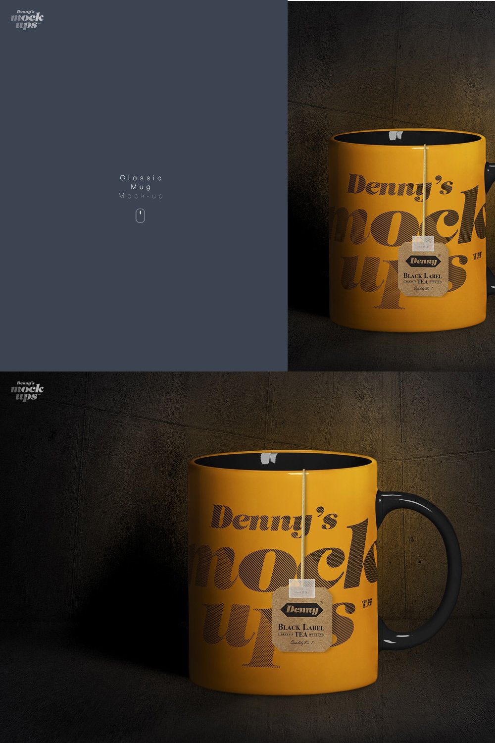 Mug Mockup pinterest preview image.