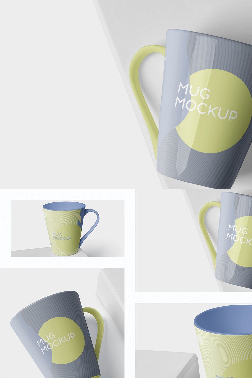 Mug Mockup - Cone pinterest preview image.