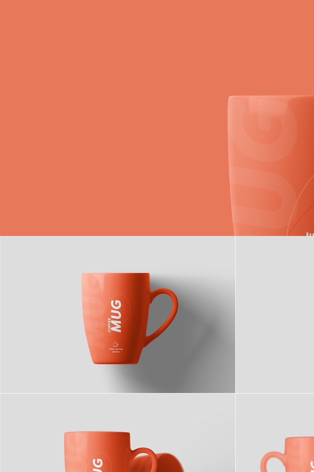 Mug Mockup Set pinterest preview image.