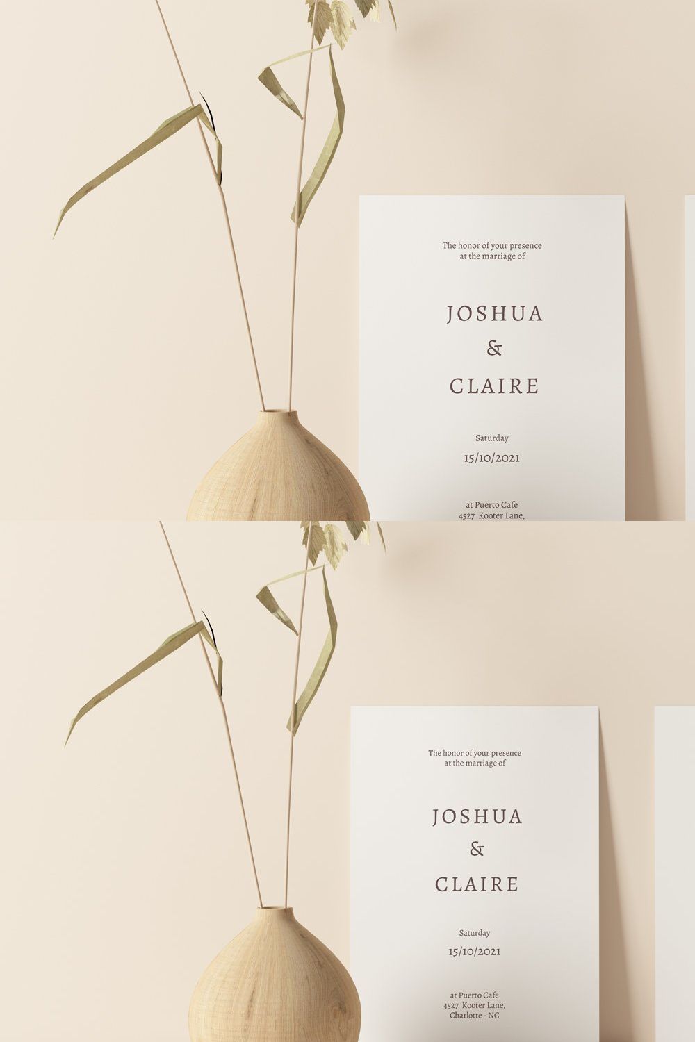 Multipurpose Paper Stationery Mockup pinterest preview image.