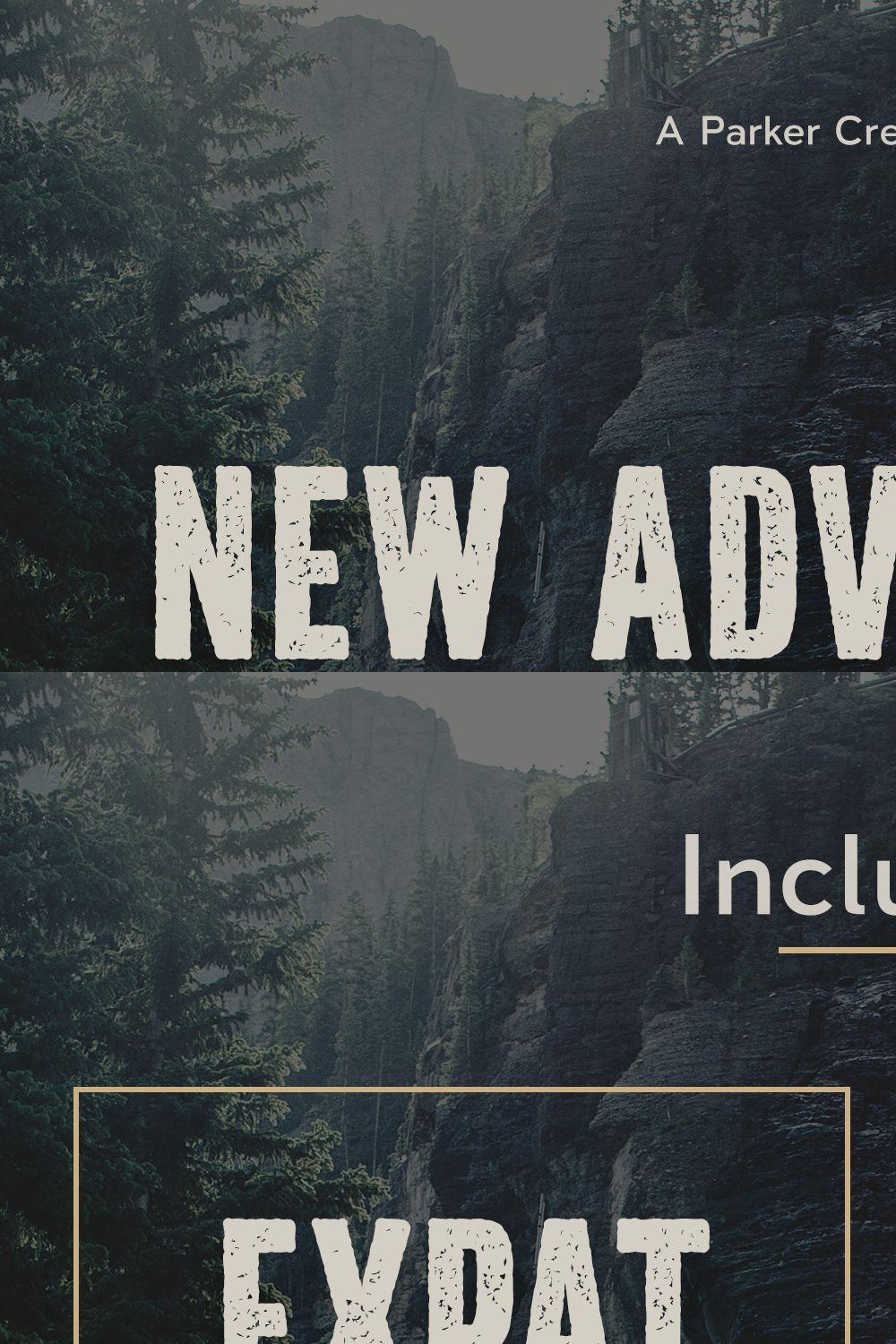New Adventures Font Duo pinterest preview image.