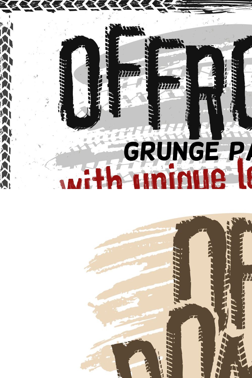 Off-Road Grunge Pack pinterest preview image.