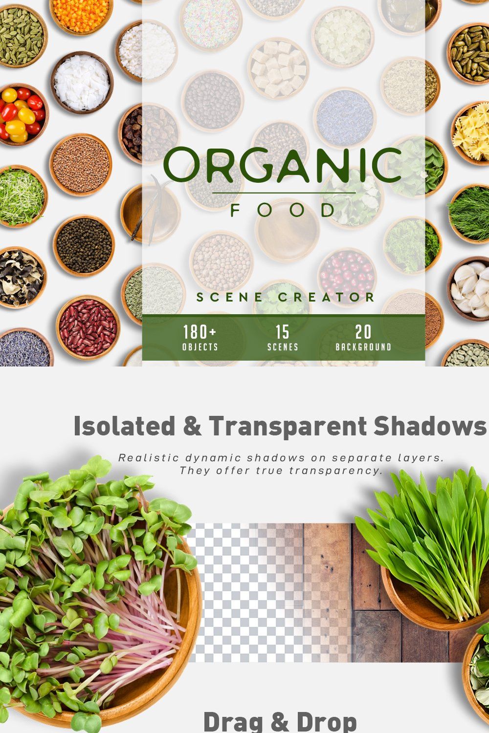 Organic Food Scene Creator_01 pinterest preview image.