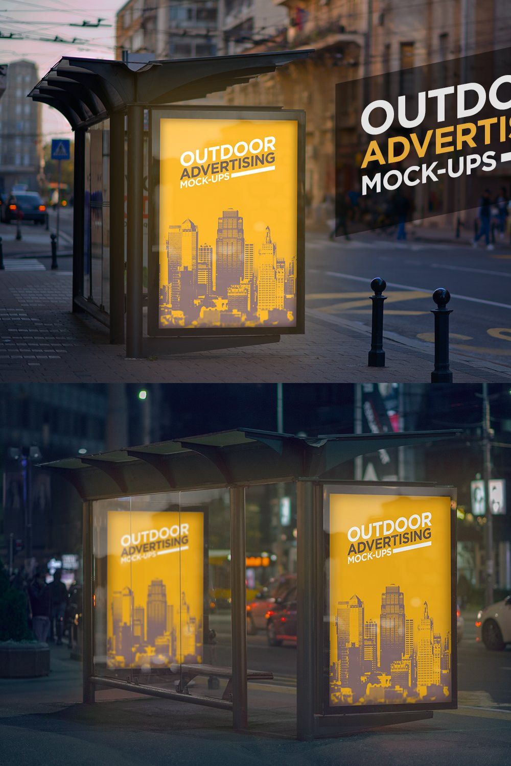 Outdoor Poster Mock-Up Vol.2 pinterest preview image.