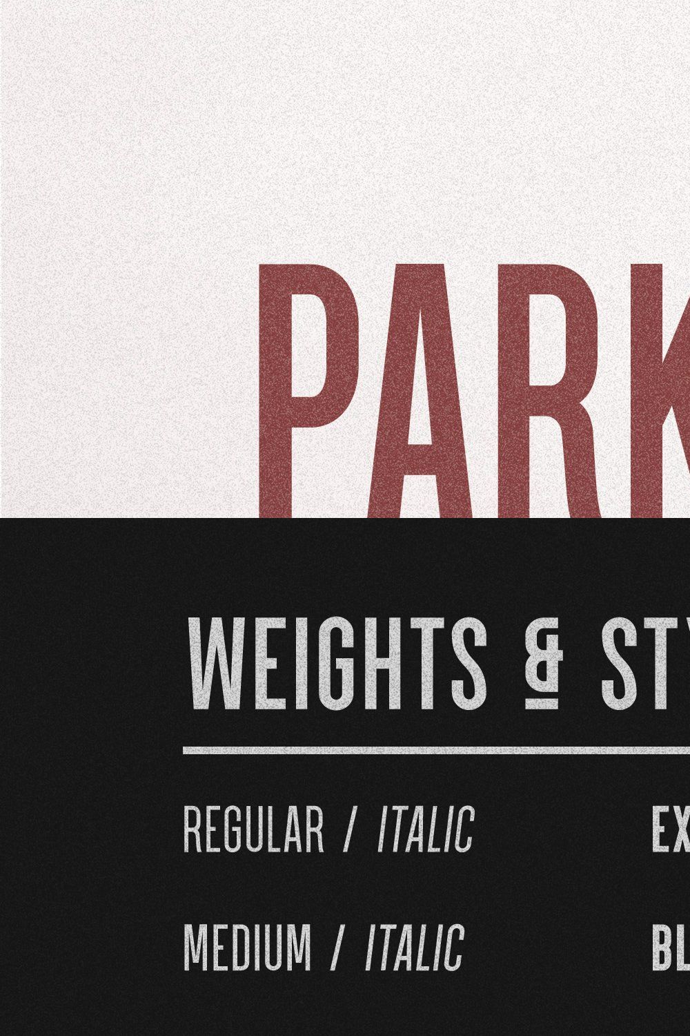 Parkson Sans Serif - 18 Fonts pinterest preview image.