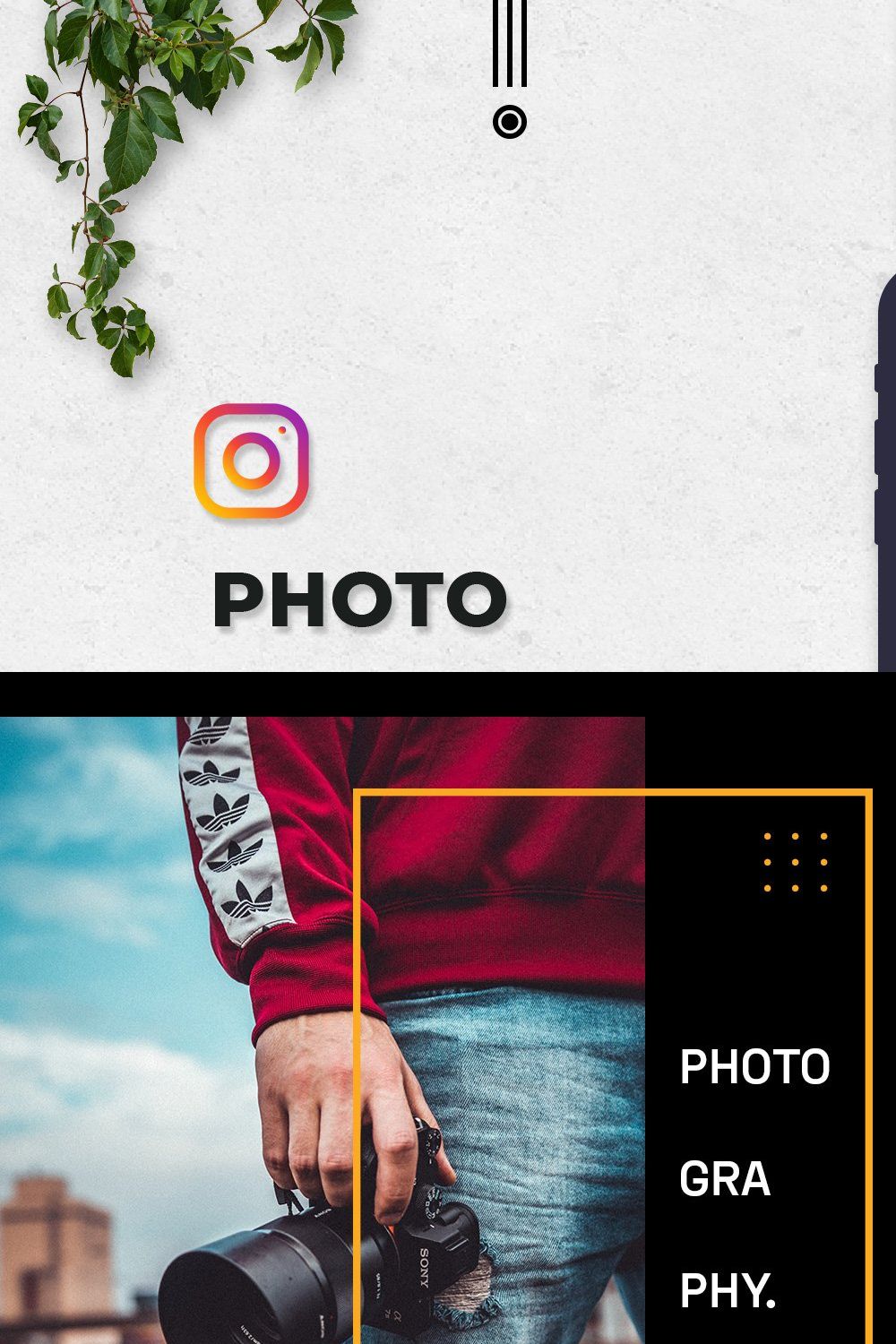 Photography Instagram Stories & Post pinterest preview image.