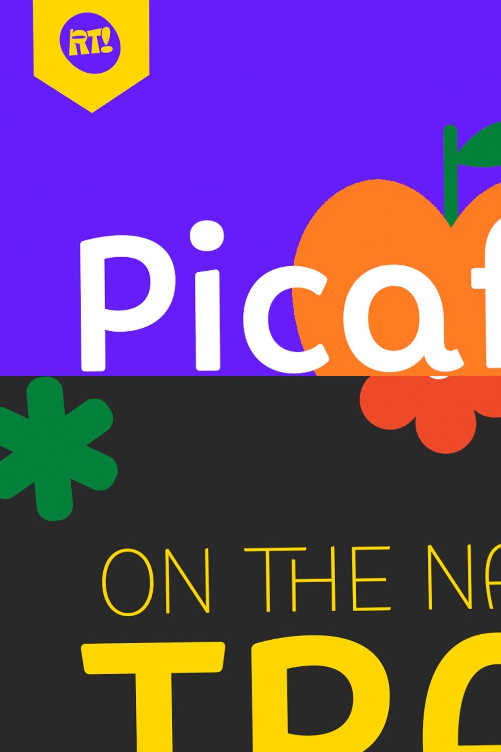 Picaflor Soft -50% (All family font) pinterest preview image.