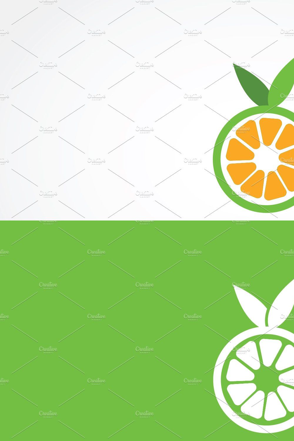 PineApple - Juice Logo Template pinterest preview image.