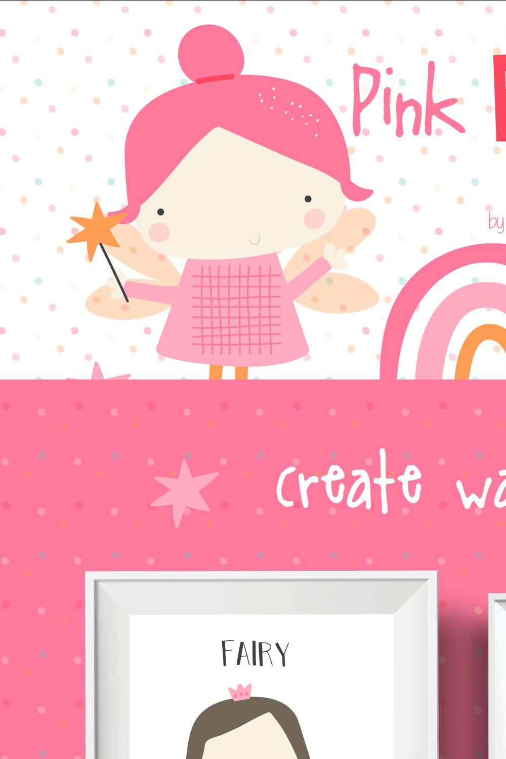 Pink Fairy fun clipart pinterest preview image.