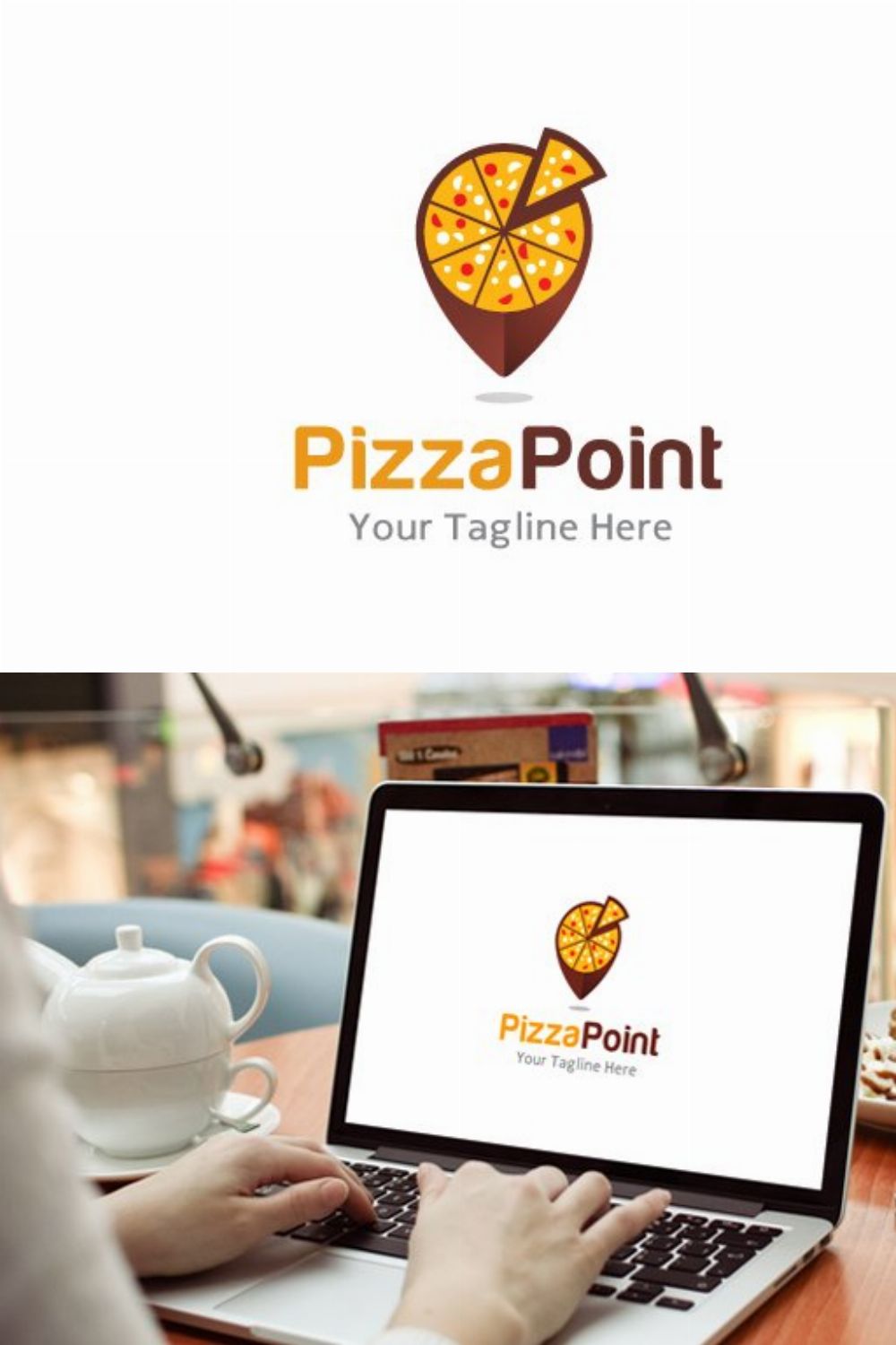Pizza Point Logo pinterest preview image.