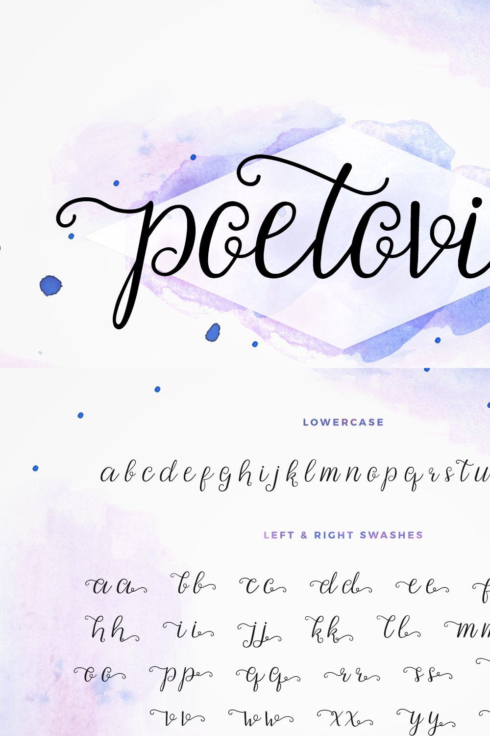 Poetovio - Poetic calligraphy pinterest preview image.