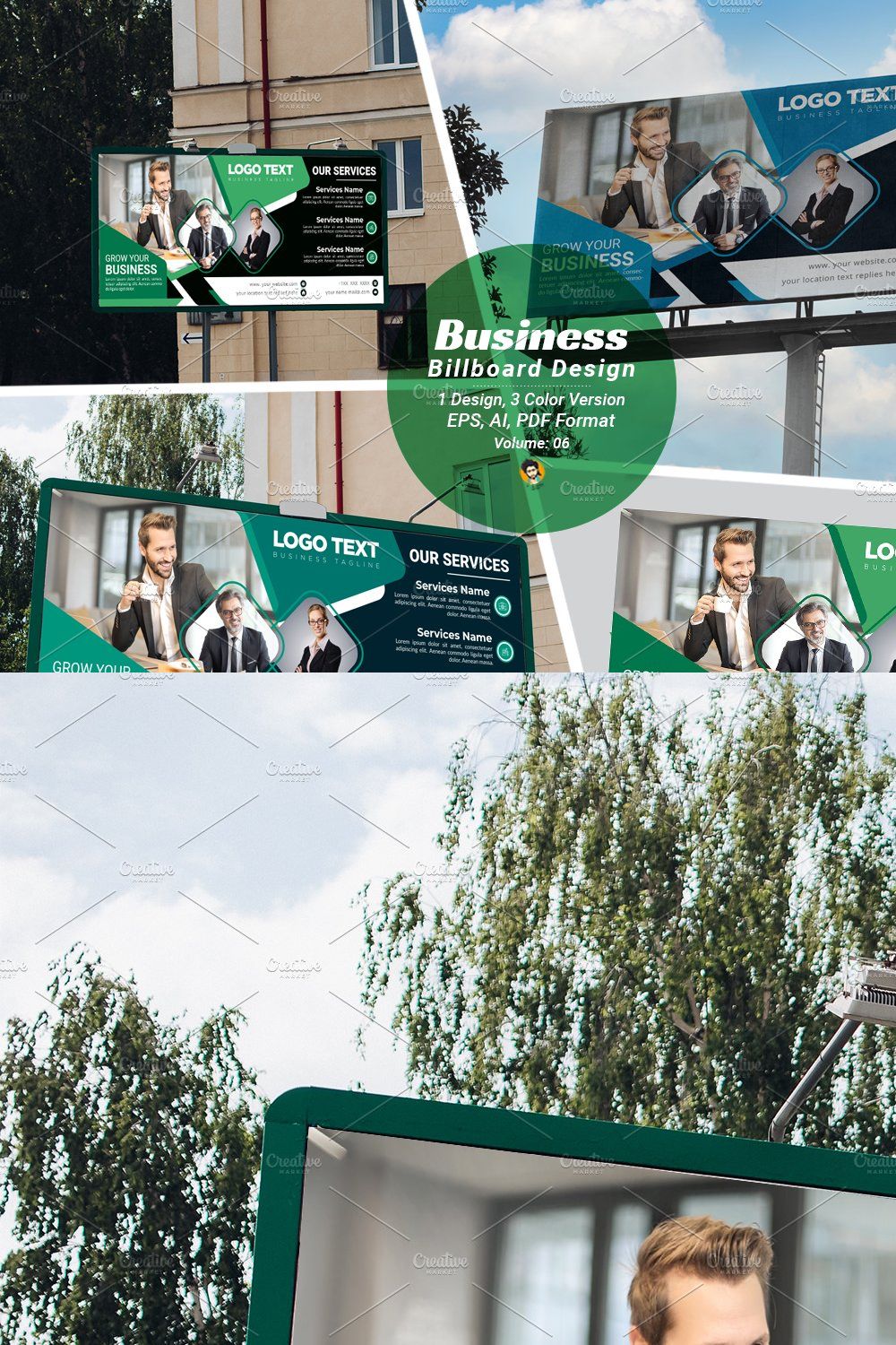 Professional Billboard Design pinterest preview image.