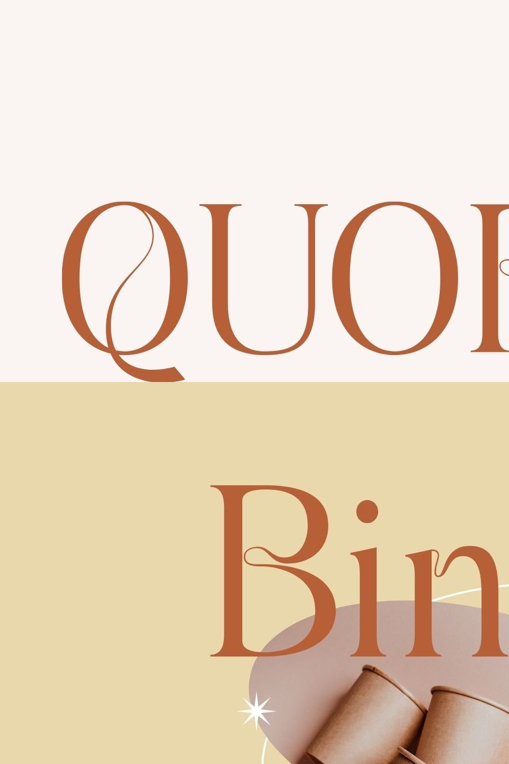 Quorga - Modern Serif pinterest preview image.