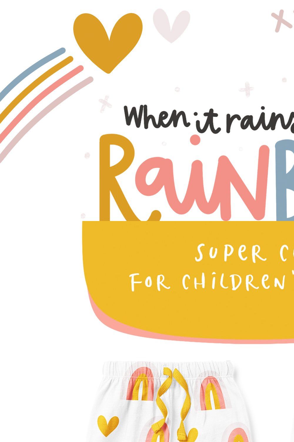Rainbow Illustrations | Clip Art pinterest preview image.