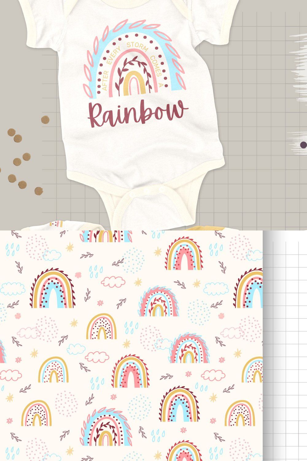 Rainbow Kids Collection pinterest preview image.