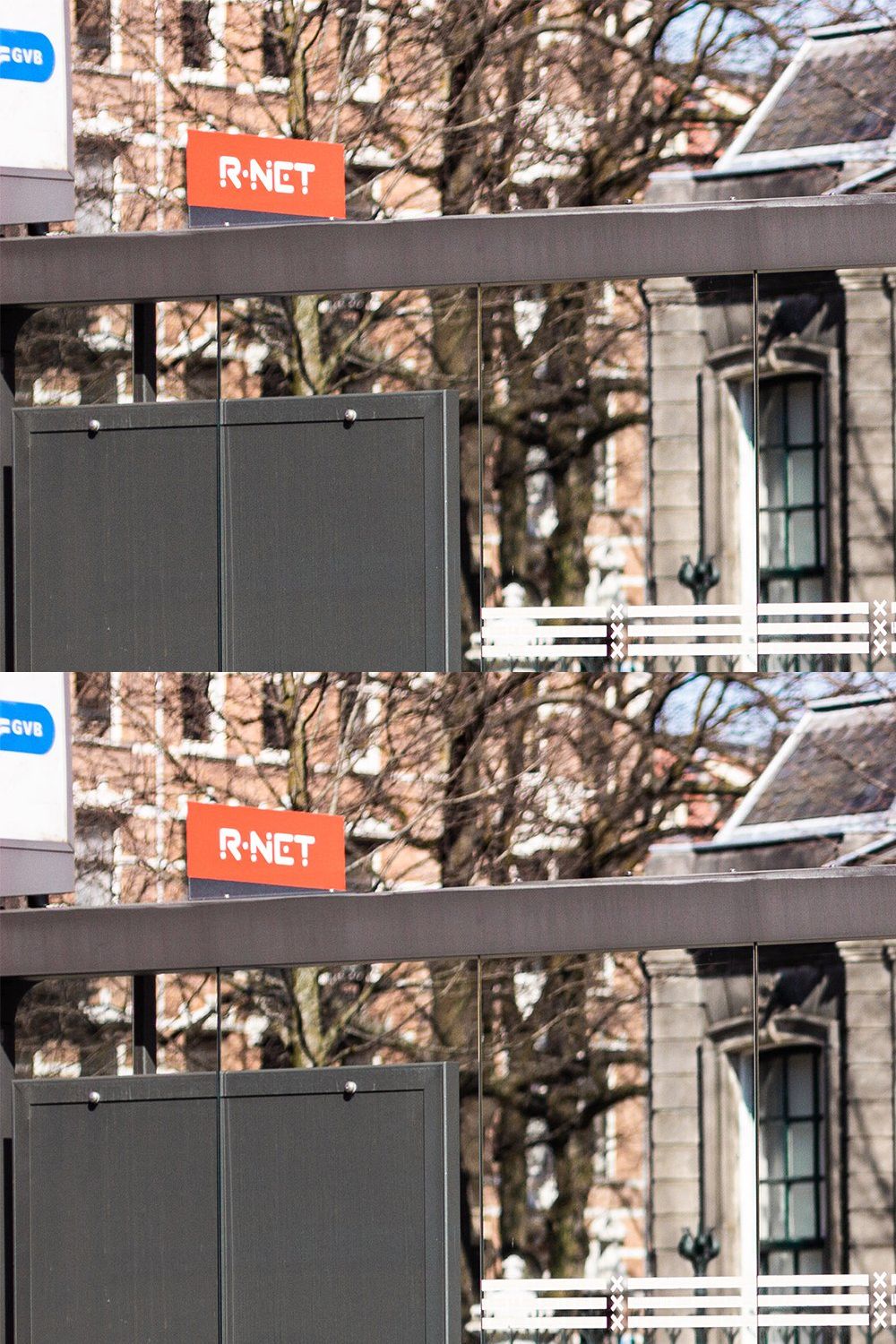 Realistic Bus Stop Mockup PSD pinterest preview image.