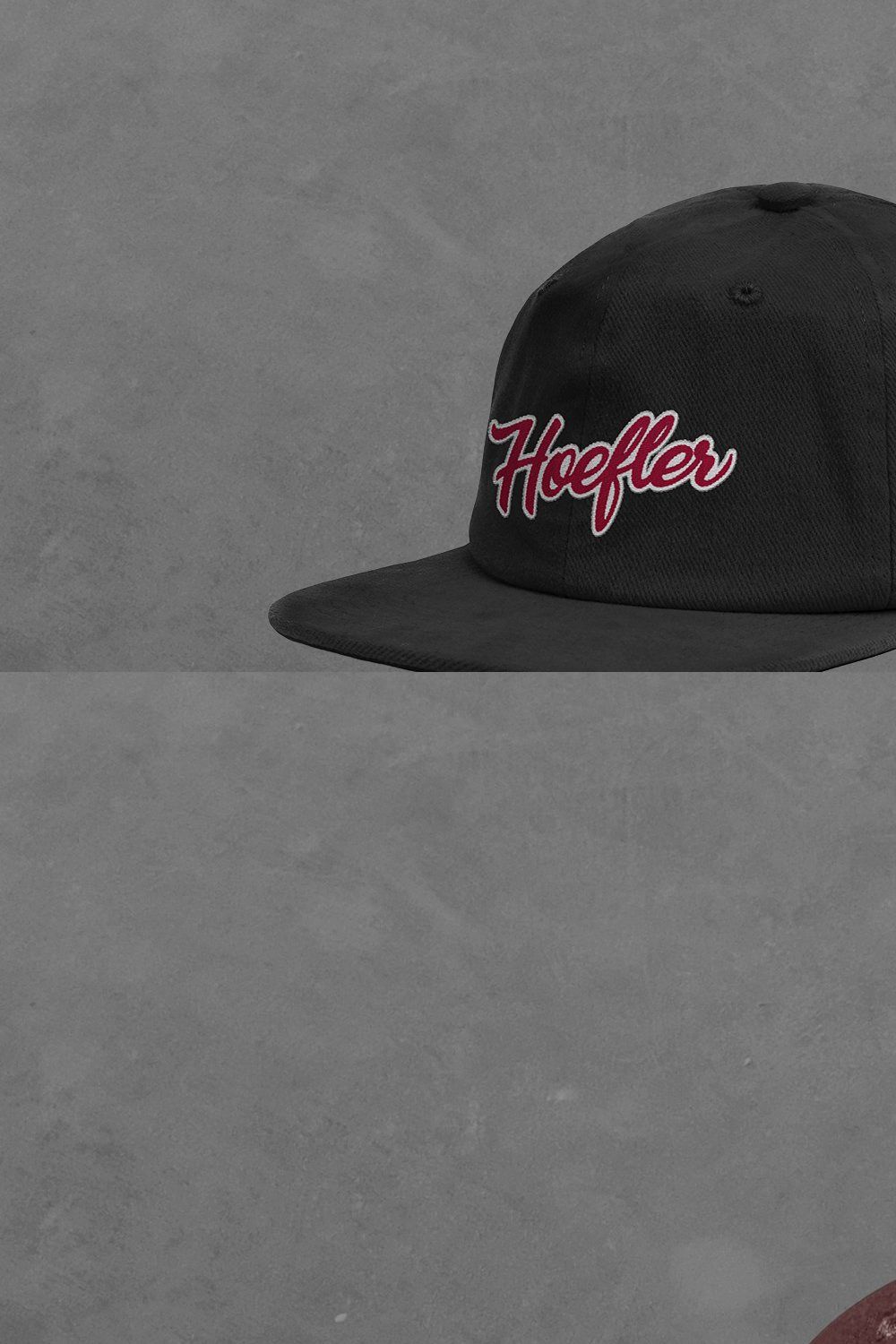 Realistic Hat Mockup Bundle pinterest preview image.