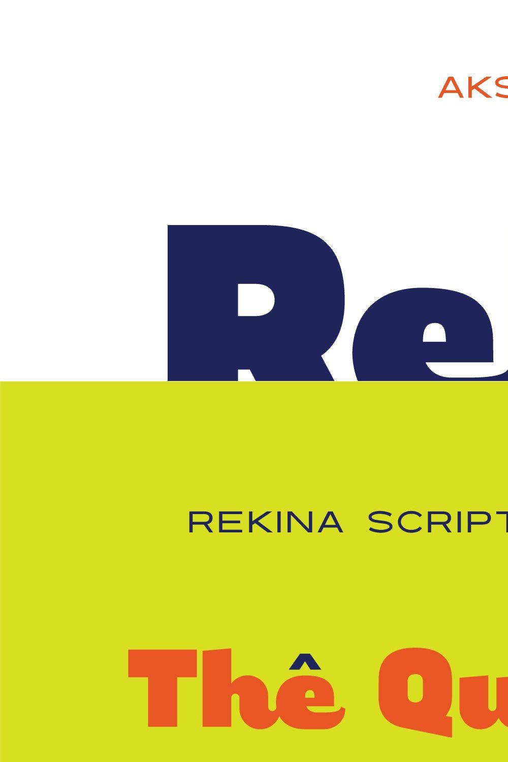 Rekina - Vintage Bold Script pinterest preview image.