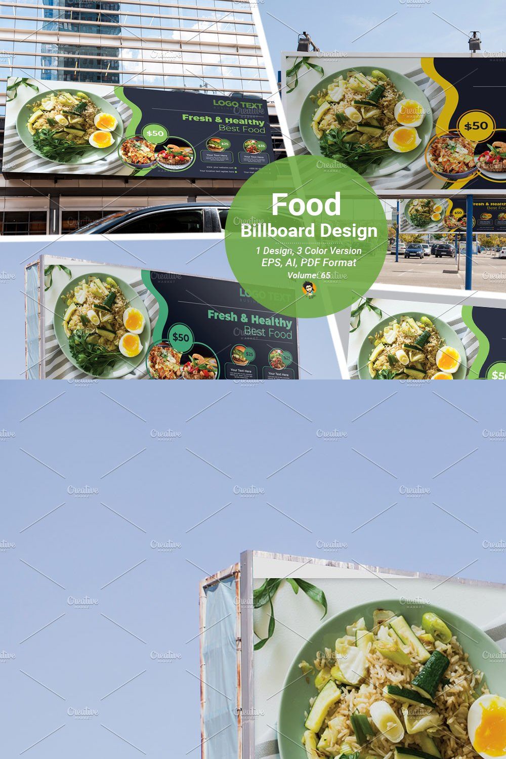 Restaurant Billboard Fast Food pinterest preview image.