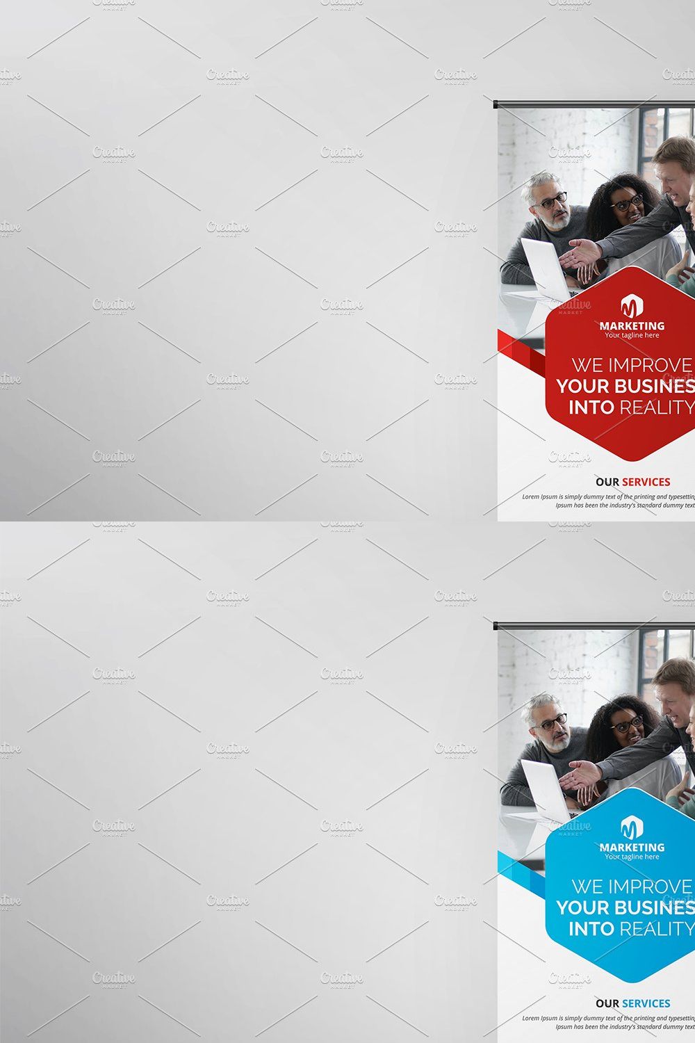 Roll-Up Banner pinterest preview image.