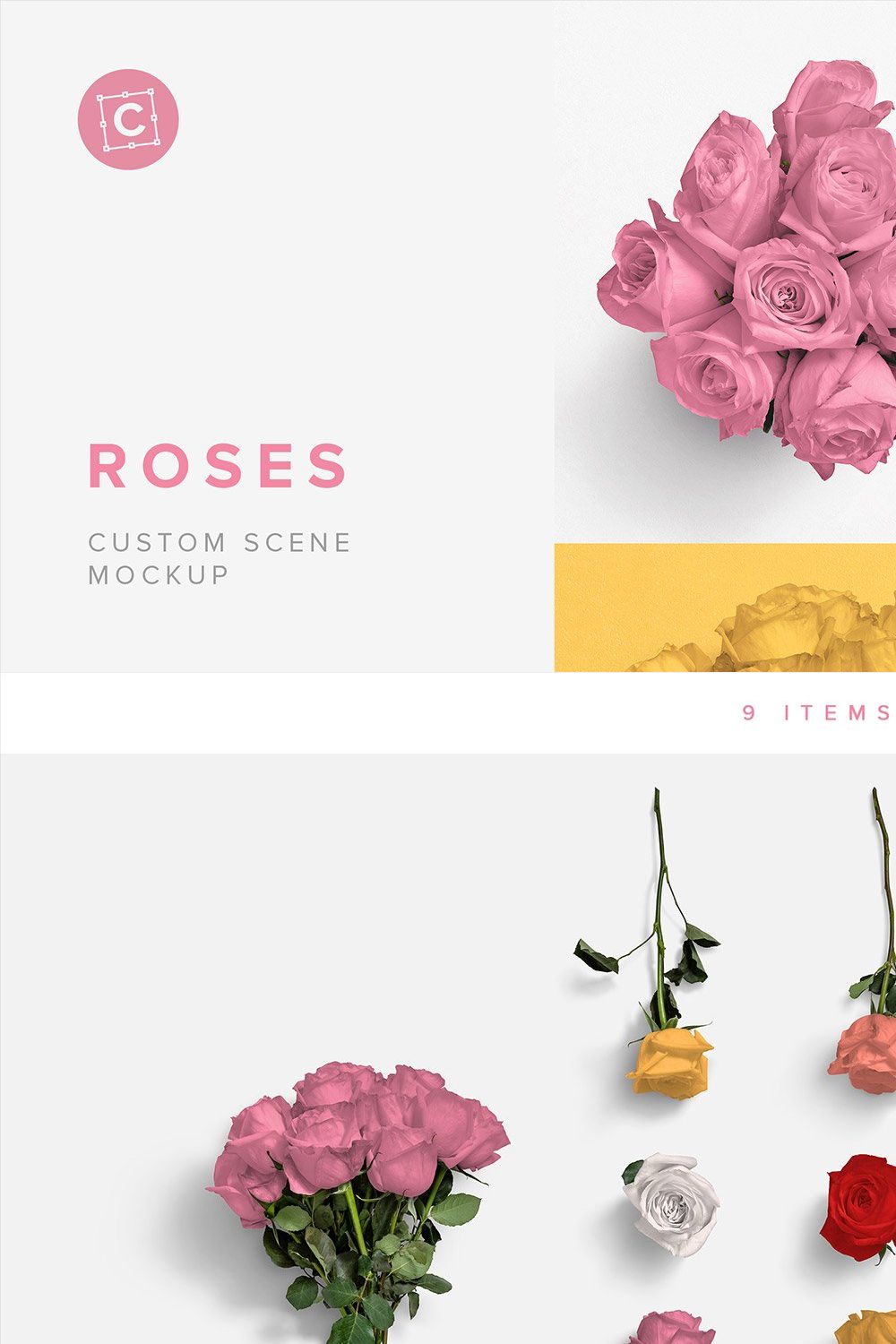 Roses Scene Creator pinterest preview image.