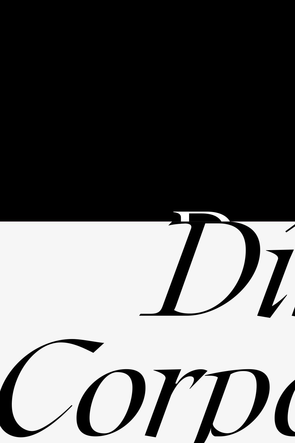 Roxborough CF calligraphy serif font pinterest preview image.