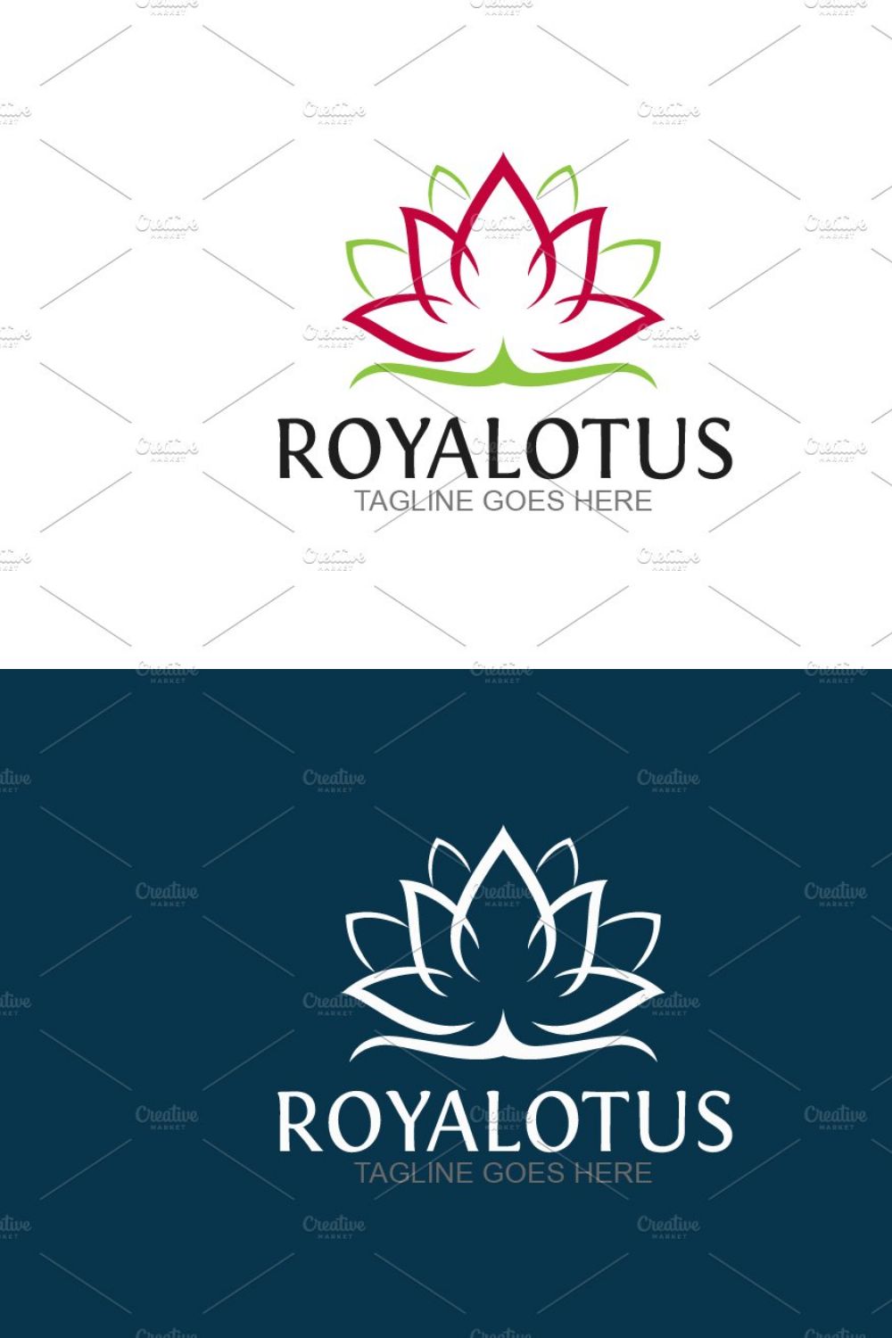 Royal Lotus pinterest preview image.