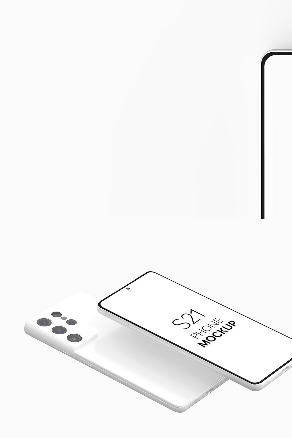 S21 Phone Mockup pinterest preview image.