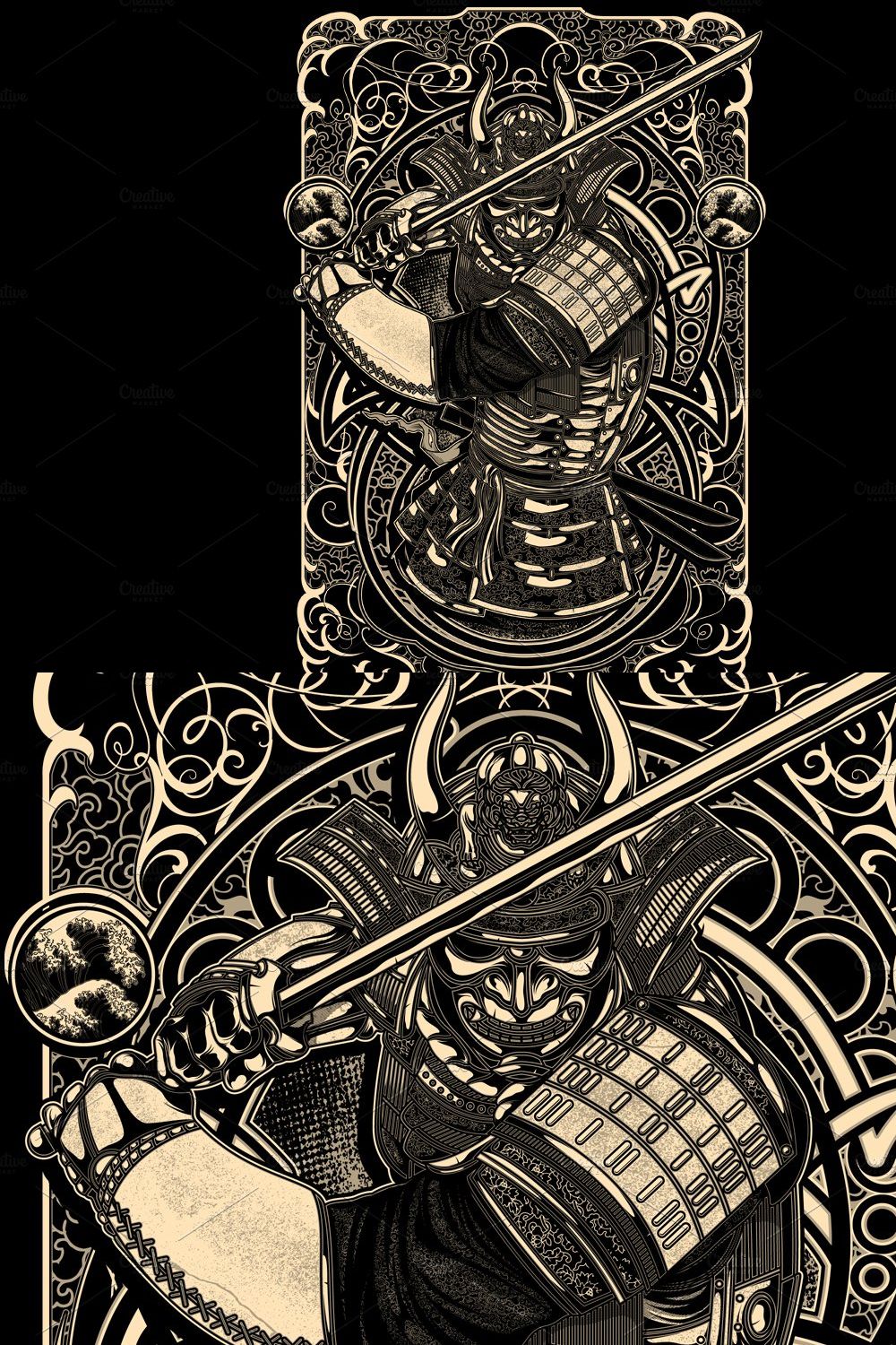 Samurai pinterest preview image.