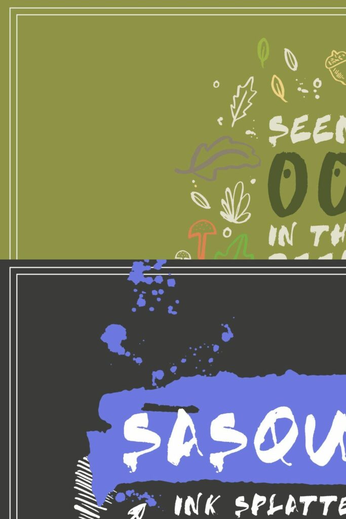 SASQUATCH HAND TEXTURED Font – MasterBundles