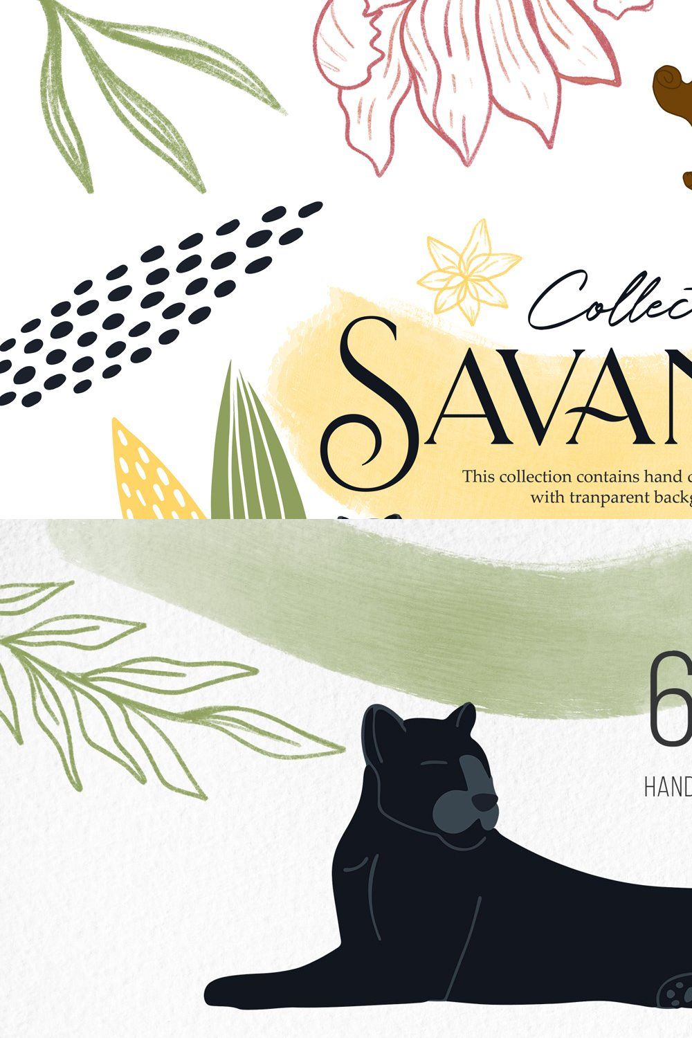 Savanna Collection. Pathers&Cheetahs pinterest preview image.