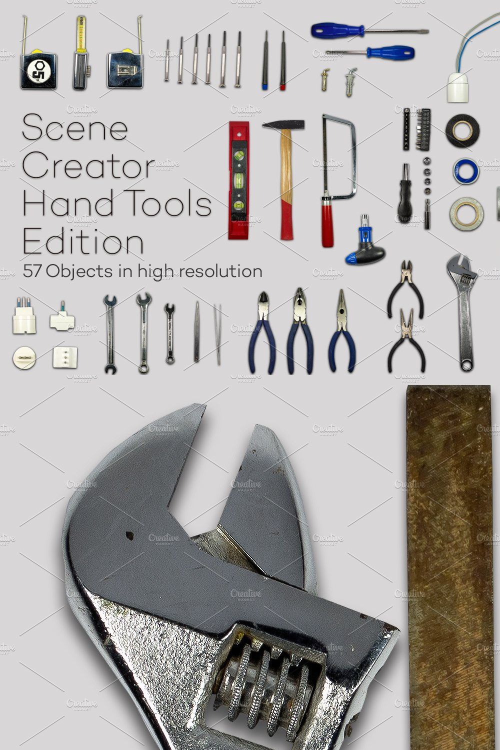 Scene Creator - Hand Tools Edition pinterest preview image.