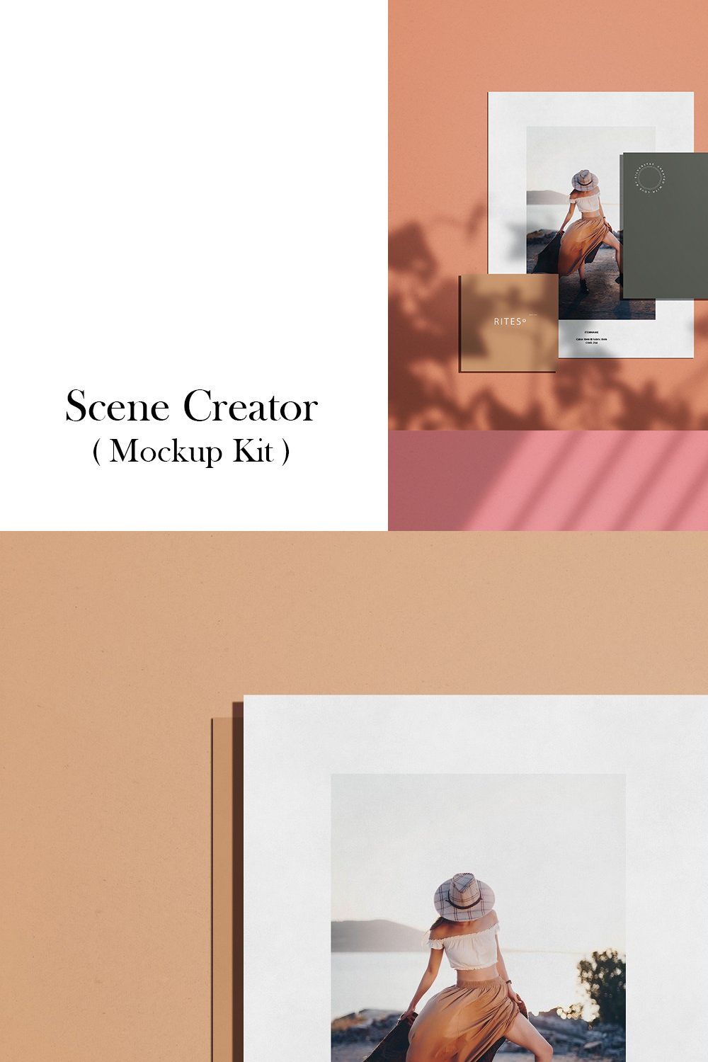 Scenes Creator - (Mockup Kit) pinterest preview image.