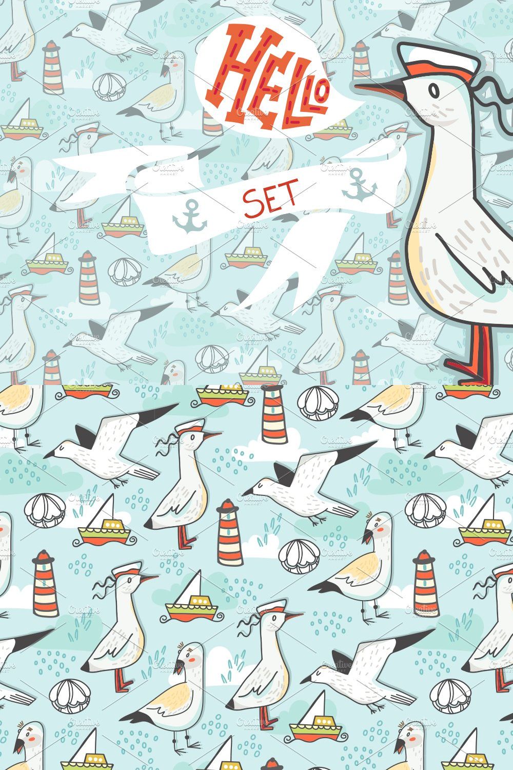Seagull pinterest preview image.