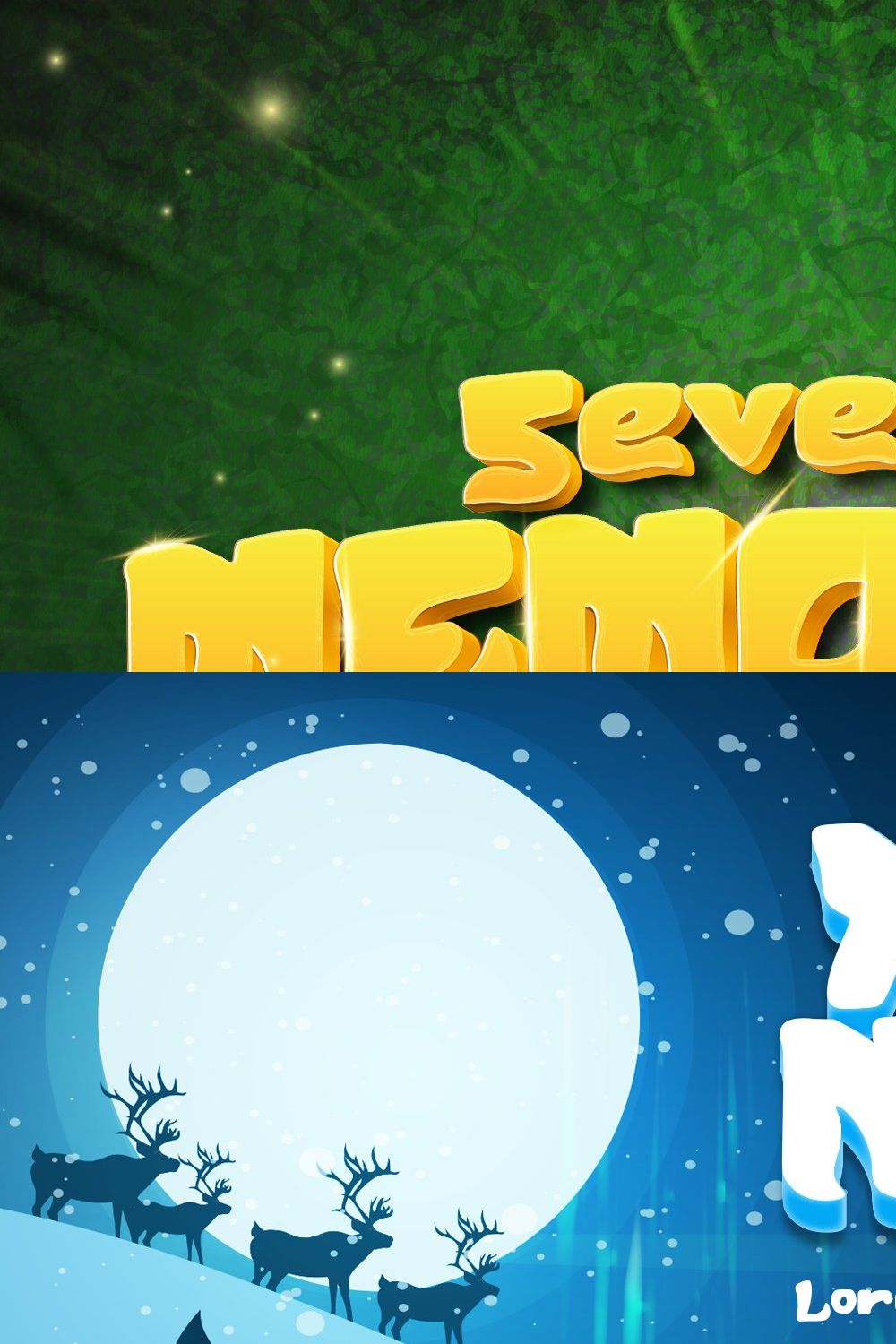 Seventy Memories Tale Display Font pinterest preview image.