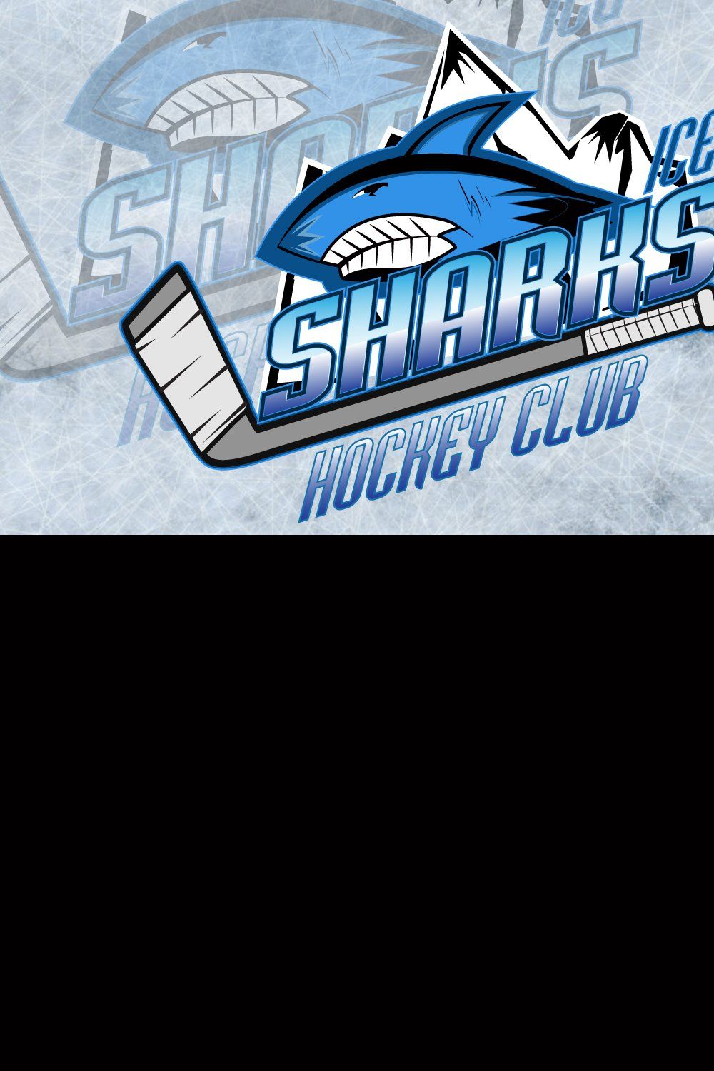 Sharks hockey club professional logo pinterest preview image.