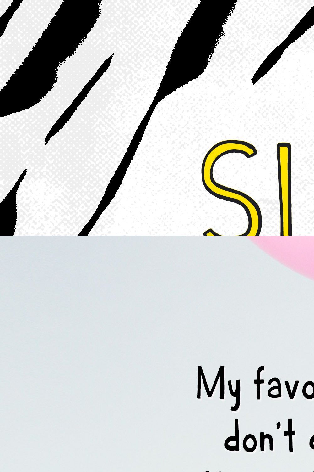 Sleepy Tiger - Font Duo pinterest preview image.