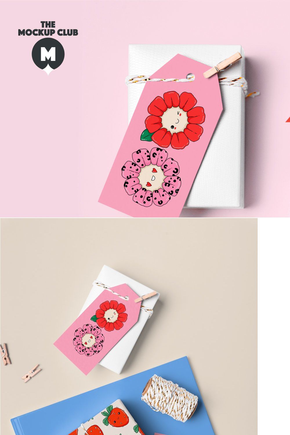 SMALL GIFT BOXES MOCKUPS pinterest preview image.