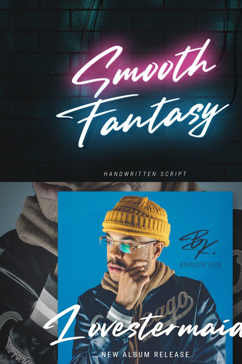 Smooth Fantasy Script pinterest preview image.
