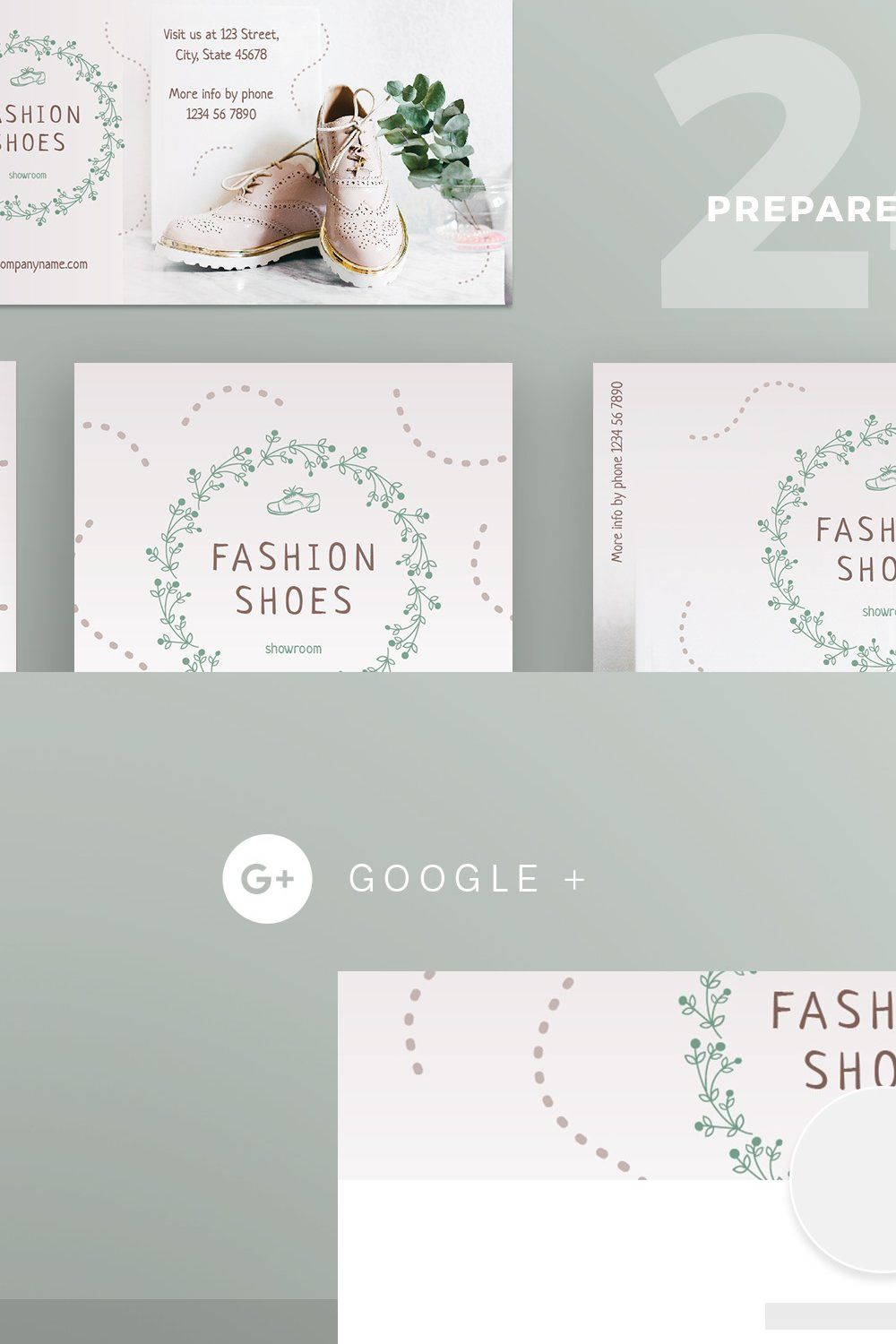 Social Media Pack | Fashion Shoes pinterest preview image.