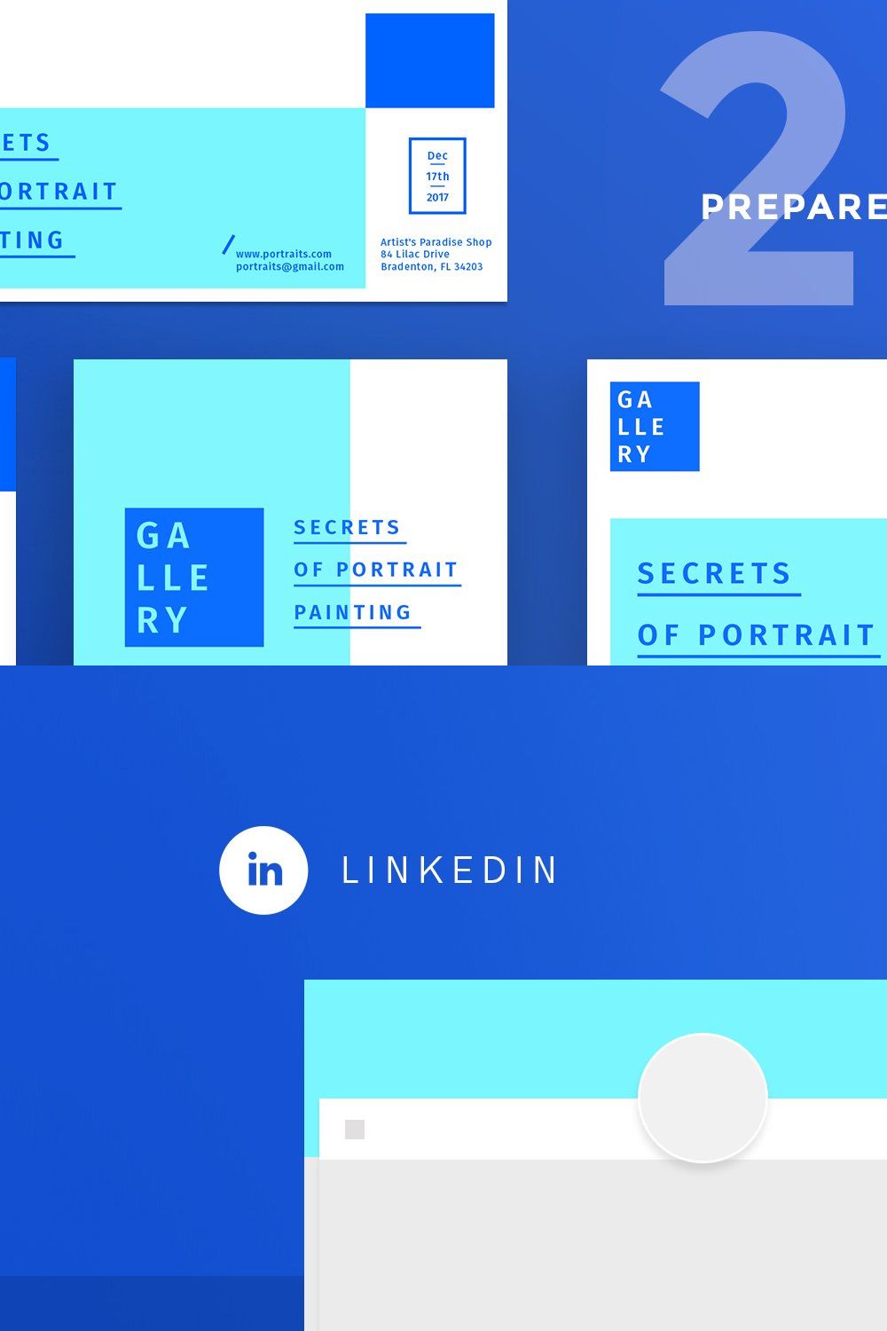 Social Media Pack | Gallery pinterest preview image.