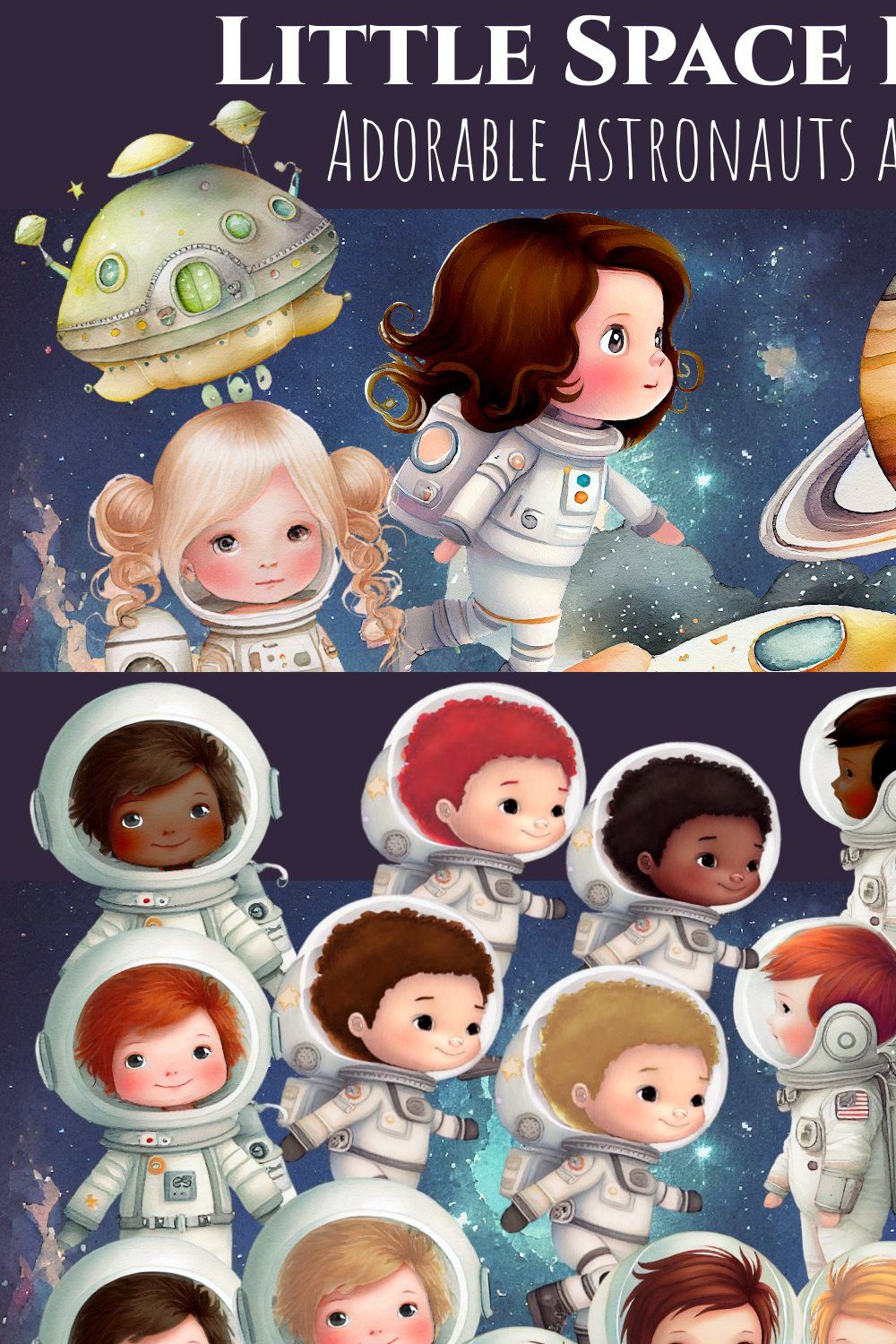 Space Explorers Astronaut Clipart pinterest preview image.