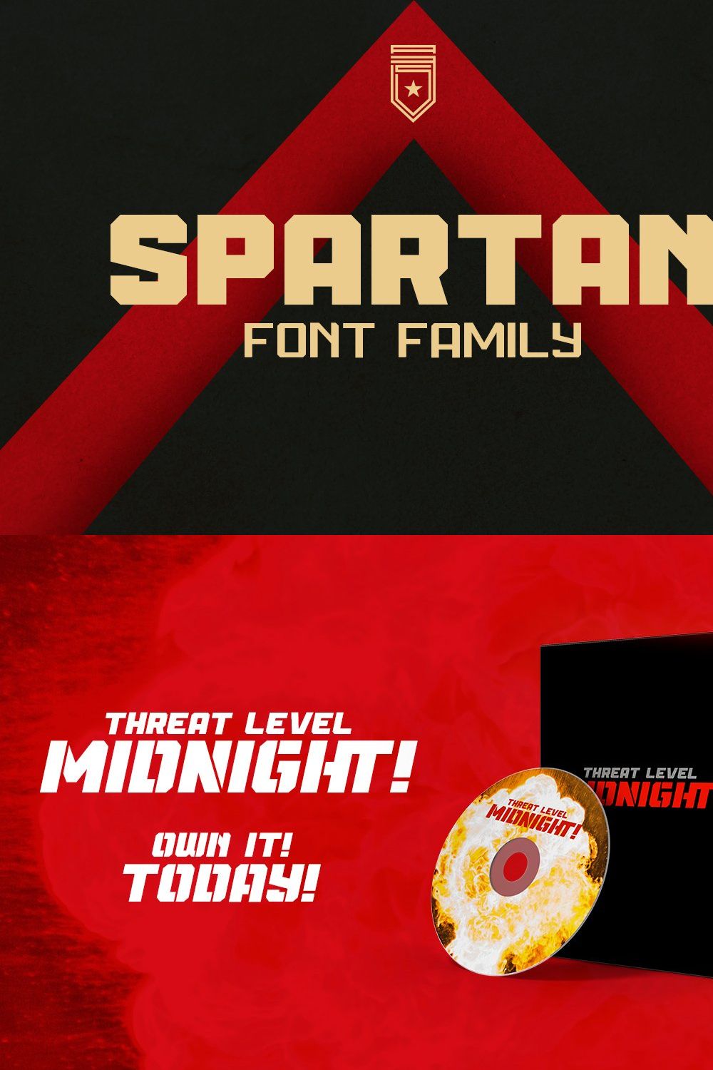 Spartan Font Family pinterest preview image.
