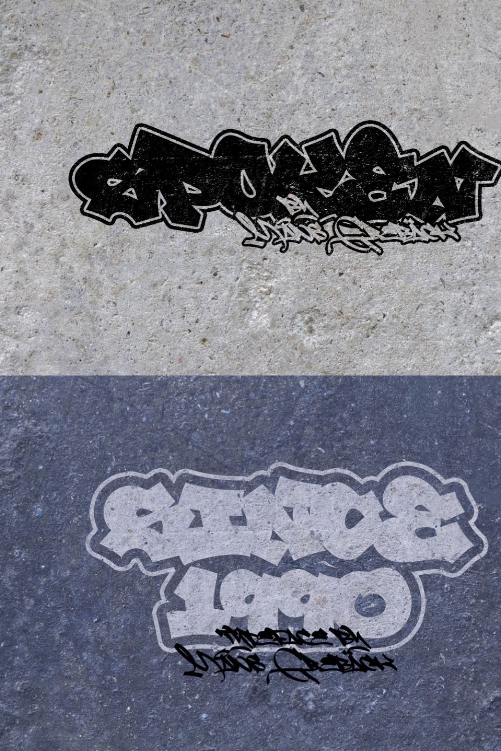 Spoken - Multistyle Graffiti font pinterest preview image.