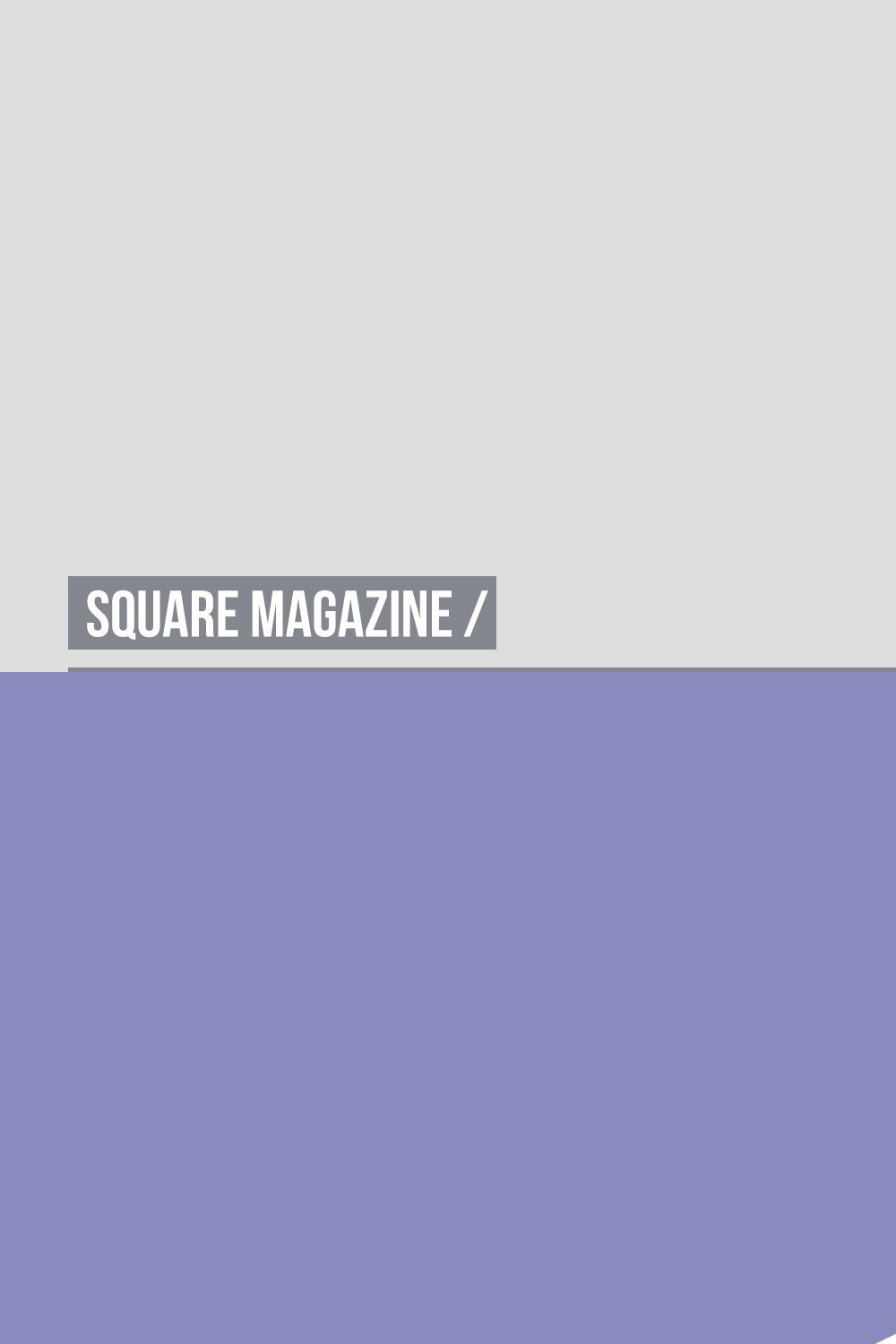 Square Brochure / Magazine Mockup pinterest preview image.