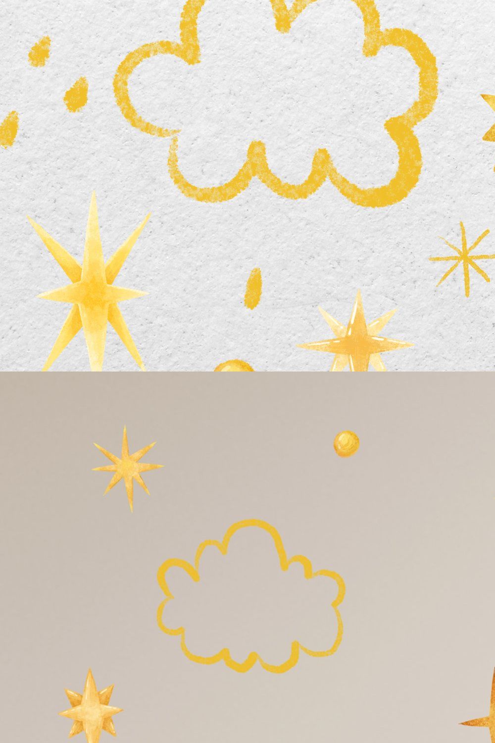 STAR, CLOUDS, SKY CLIPART pinterest preview image.
